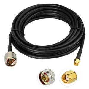 N Type Male to RP-SMA Male KSR195 Low Loss WiFi Antenna Adapter Cable 20 feet - Picture 1 of 6