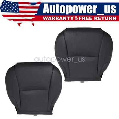 Driver Passenger Bottom Leather Seat Cover Black For 2006-2013 Lexus IS250 IS350 Foto 1 de 4
