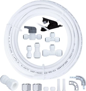 25ft Refrigerator Water Line Kit for Ice Maker & RO Systems - Quick Connect - Picture 1 of 12