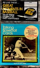 1979 CMC Talking Baseball Card #4 Pete Rose Hitting Streak 33 1/3 RPM Sealed ENN