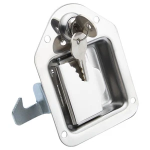 Tool Box Latch Paddle Lock Fit For Truck Handle Stainless Steel With Gasket Keys - Zdjęcie 1 z 14