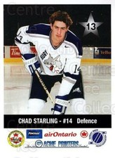 2000-01 Sudbury Wolves Police #13 Chad Starling