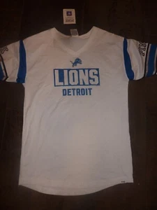 DETROIT LIONS VERY RARE VICTORIAS SECRET PINK BLING NFL HEAVY VNECK TEESHIRT - Picture 1 of 1