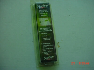  Rawlings  Elastic Adjustable Belt Black  30-46 Inch - Image 1 of 4