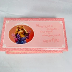 RARE! Vintage 1981 Jim Henson Miss Piggy Muppets Pencil Box ~ New Old Stock NIB - Picture 1 of 7