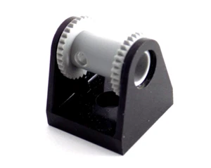 2 LEGO Black Hose Reel 2 x 2 Holder Light Gray Hose Reel 2 x 2 (2584 2585 28457) - Picture 1 of 1
