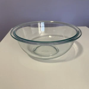 Pyrex #323 Klarglas verschachtelt 8,5” x 3,5” Rühren Servierschüssel 1,5 Quart USA - Bild 1 von 11
