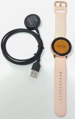 Samsung Galaxy Watch Active 40mm Bluetooth Wifi SM-R500 Rose Gold - Image 1 of 4