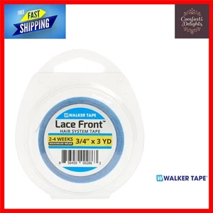 Versatile 3 Yards Blue Lace Front Support Tape - Ideal for Eyelids & Wigs - Picture 1 of 3