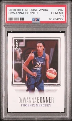 2018 Rittenhouse WNBA DeWanna Bonner /500 PSA 10 Phoenix Mercury POP 4 - Image 1 of 2