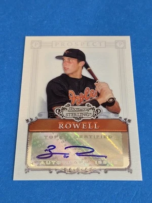BILLY ROWELL - 2006 BOWMAN STERLING - PROSPECT AUTOGRAPH CARD #BSP-BR - Image 1 of 2
