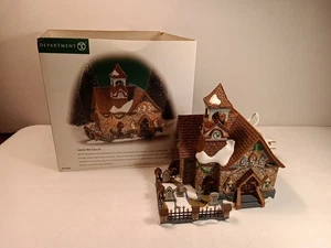 Dept 56 New England Village LAUREL HILL CHURCH #56629 "Cemetery" Light - Bild 1 von 20