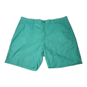 Vineyard Vines Club Shorts Mens 40 Chino Turquoise Solid Cotton Twill 6.5 Inseam - Picture 1 of 9