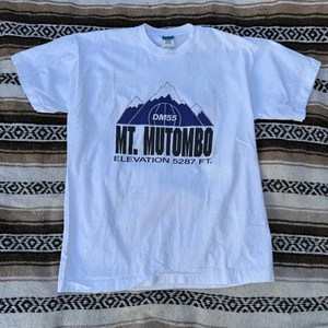 Vintage 90's Dikembe Mt. Mutombo Denver Nuggets Double Sided White Shirt Sz XL - Picture 1 of 7
