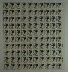US SCOTT 1844 PANE OF 100 DOROTHY DIX STAMPS 1 CENT FACE MNH - Picture 1 of 1