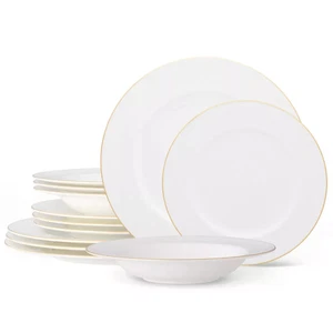 Noritake Accompanist 12-Piece Dinnerware Set Service for 4 - Picture 1 of 5