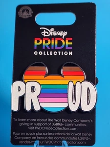 Disney Parks Mickey Mouse Icon Pin Pride Collection New Gay Lesbian Trans NEW - Picture 1 of 7