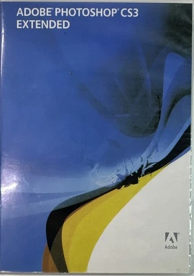 Adobe Photoshop CS3 Windows W/ Training Video DVD & Serial Number Key   - Image 1 of 4