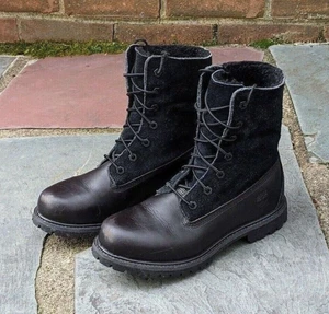 Timberland Earthkeepers schwarze Damenstiefel Größe 7,5 M halbhoch 8661A Combat - Bild 1 von 15