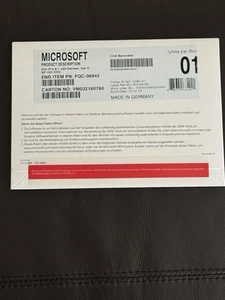 Microsoft Windows 8.1 Pro, 64 bits, alemán con DVD e IVA factura - Imagen 1 de 4