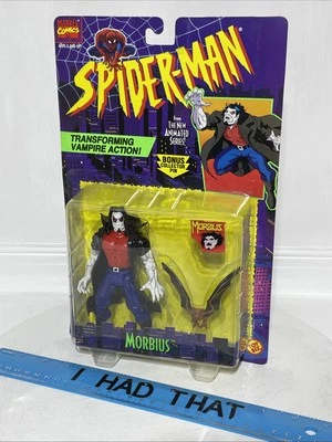 Morbius Transforming Vampire Spider-Man Serie Animada ToyBiz 1994 MOSC Foto 1 de 4