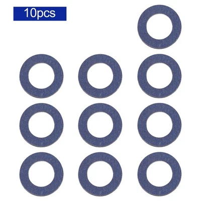 10pcs Set Car Truck Washers For TOYOTA Oil Drain Gasket Rings Replacement Parts - Image 1 of 4