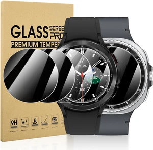 Pack de 2+2 protectores de pantalla clásicos 46mm para Samsung Galaxy Watch 4, privacidad y H - Imagen 1 de 12