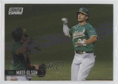 2021 Topps Stadium Club Chrome Matt Olson #69 - Image 1 of 2