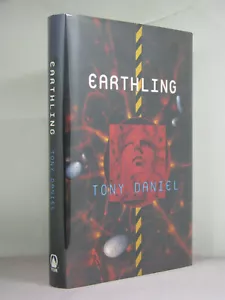 1st, signed by 2(author,artist Bruce Jensen) Earthling by Tony Daniel (1997) HB - Picture 1 of 4