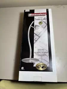 Hampton Bay Aluminum Halogen Table Lamp NEW - Picture 1 of 1