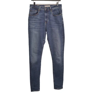 Mujer Levi Strauss & Co Vaqueros Algodón Elástico 721 Talle Alto Flaco W30 L32 - Imagen 1 de 11