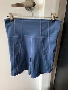 Aje Athletica Navy Blue Bike Shorts Active Wear Size 8 - Picture 1 of 4