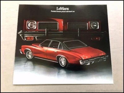 1973 Pontiac LeMans and GTO Vintage Original Car Sales Brochure Catalog - Image 1 of 4