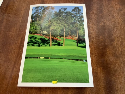 15TH HOLE MASTERS GOLF TOURNAMENT AUGUSTA NATIONAL UNUSED POSTCARD Cover