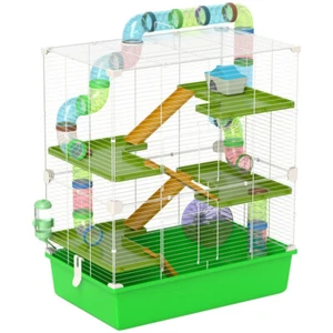 Extra Large 23" Hamster Cage w Tubes and Tunnels Carry Handles Rat House - Picture 1 of 10