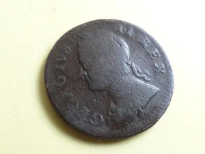 George II Farthing 1754 (myrefn9666) - Picture 1 of 4