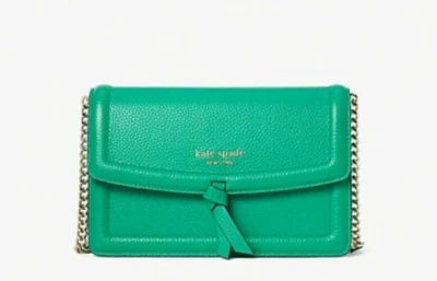 Bandolera Kate Spade - Nudo - Cuero Guijarro - Solapa - Yuca - Nueva con etiquetas - $198 Foto 1 de 4