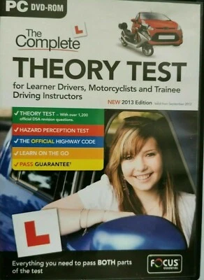 The Complete Theory Test DVD  2013 with Online updates - Image 1 of 2