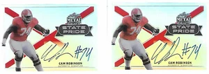 2017 Leaf Metal CAM ROBINSON State Pride Silver Prismatic Auto RC Jaguars OL - Picture 1 of 1