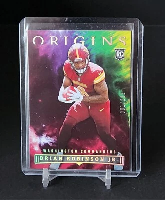 2022 Panini Origins  #124 BRIAN ROBINSON JR RC   /299 Commanders  - Image 1 of 3