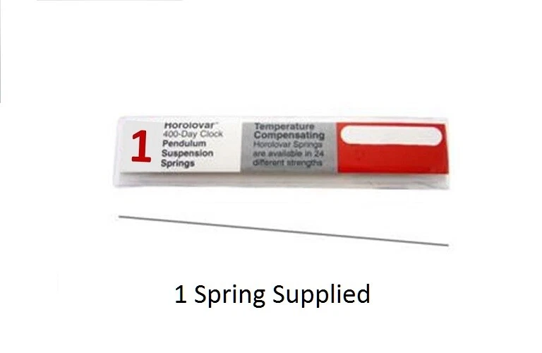 1 x HOROLOVAR 400 DAY ANNIVERSARY CLOCK SUSPENSION SPRING 23 SIZES - Single - Image 1 of 1