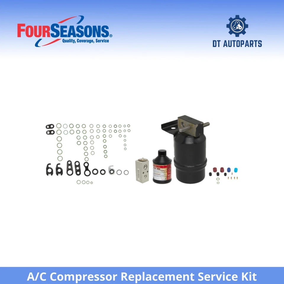 Kit de servicio de reemplazo de compresor de aire acondicionado Dodge Ramcharger 1992-1993 4 estaciones Foto 1 de 4