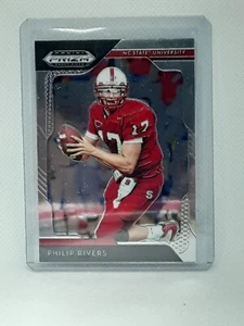 Philip Rivers 2019 Prizm Draft Picks Football - #75 - NC State Wolfpack - Picture 1 of 2