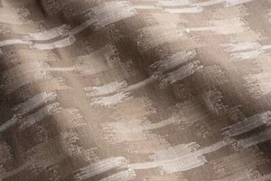 Perennials Outdoor Ikat Weave Uphol Fabric- Caravan / Sable 3.20 yds 769-244 - Picture 1 of 2
