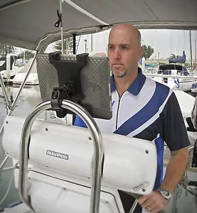 Bike Sail-Boat Helm Handlebar Tablet Mount for Apple iPad 3,2,Air Pro, LG,TAB127 - Picture 1 of 8