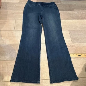 CHICO'S CHICOS DAMEN-BOOTCUT-JEANS ZUM ÜBERZIEHEN GRÖSSE 1 US-GRÖSSE 8 - Bild 1 von 9