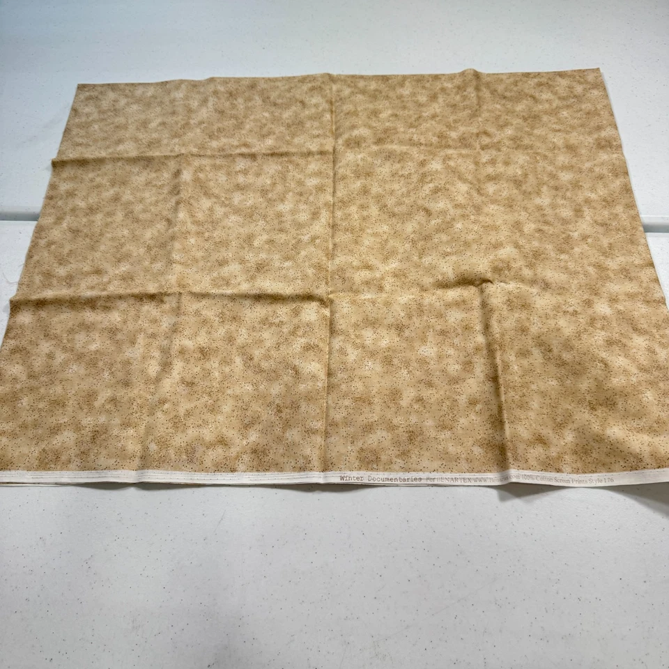 benatrex quilting fabric cotton abstract brown dots 176 44x53 1.4 - Image 1 of 4