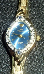 Jules Jurgensen Watch Sapphires And Diamonds - Picture 1 of 5