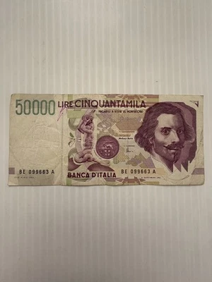 Italy 50000 Lire 1992 P-116 - Image 1 of 2