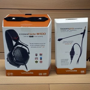 Auriculares V-MODA Crossfade M-100 Master Hi-Res negro mate + micrófono Boom Pro - Imagen 1 de 21